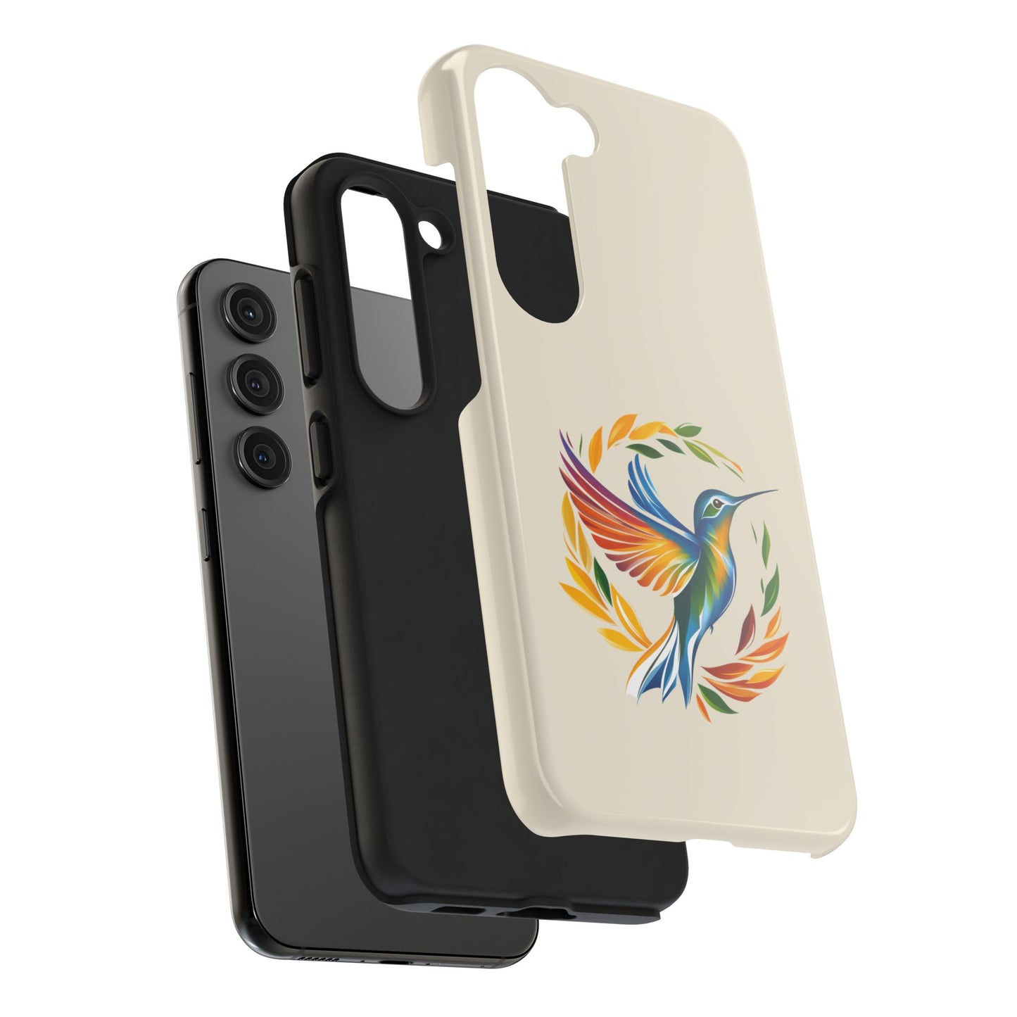 Hummingbird Rainbow Tough Phone Cases