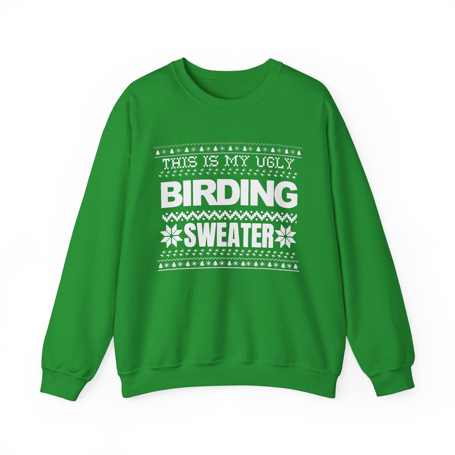Ugly Birding Sweater - Unisex Heavy Blend Crewneck for Bird Lovers