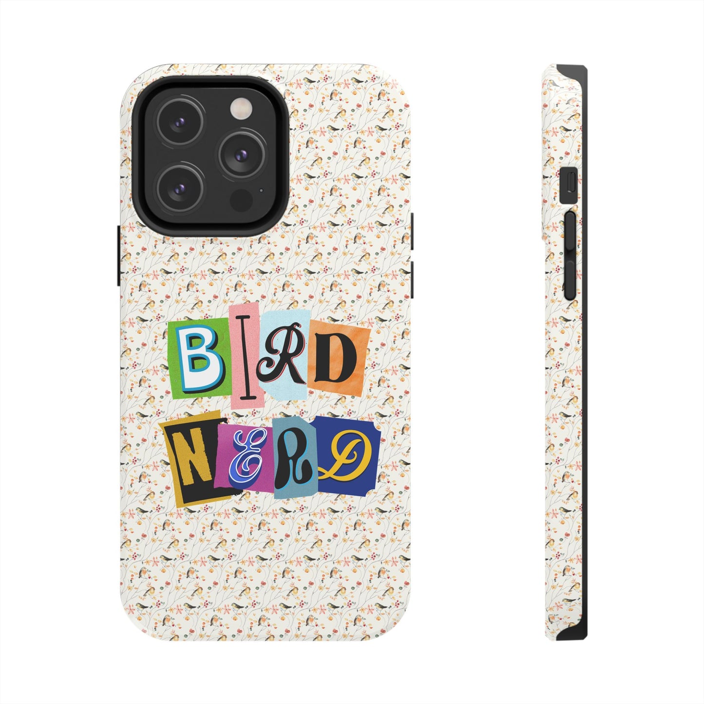 Bird Nerd Tough Phone Case - Fun & Colorful Design for Bird Lovers
