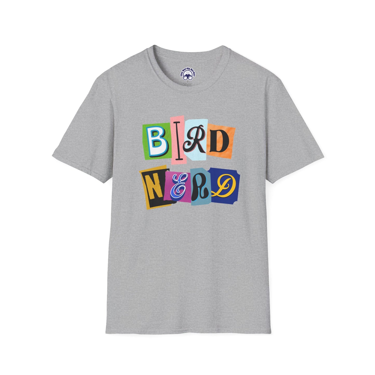 Bird Nerd Unisex Softstyle T-Shirt - Fun & Quirky Tee