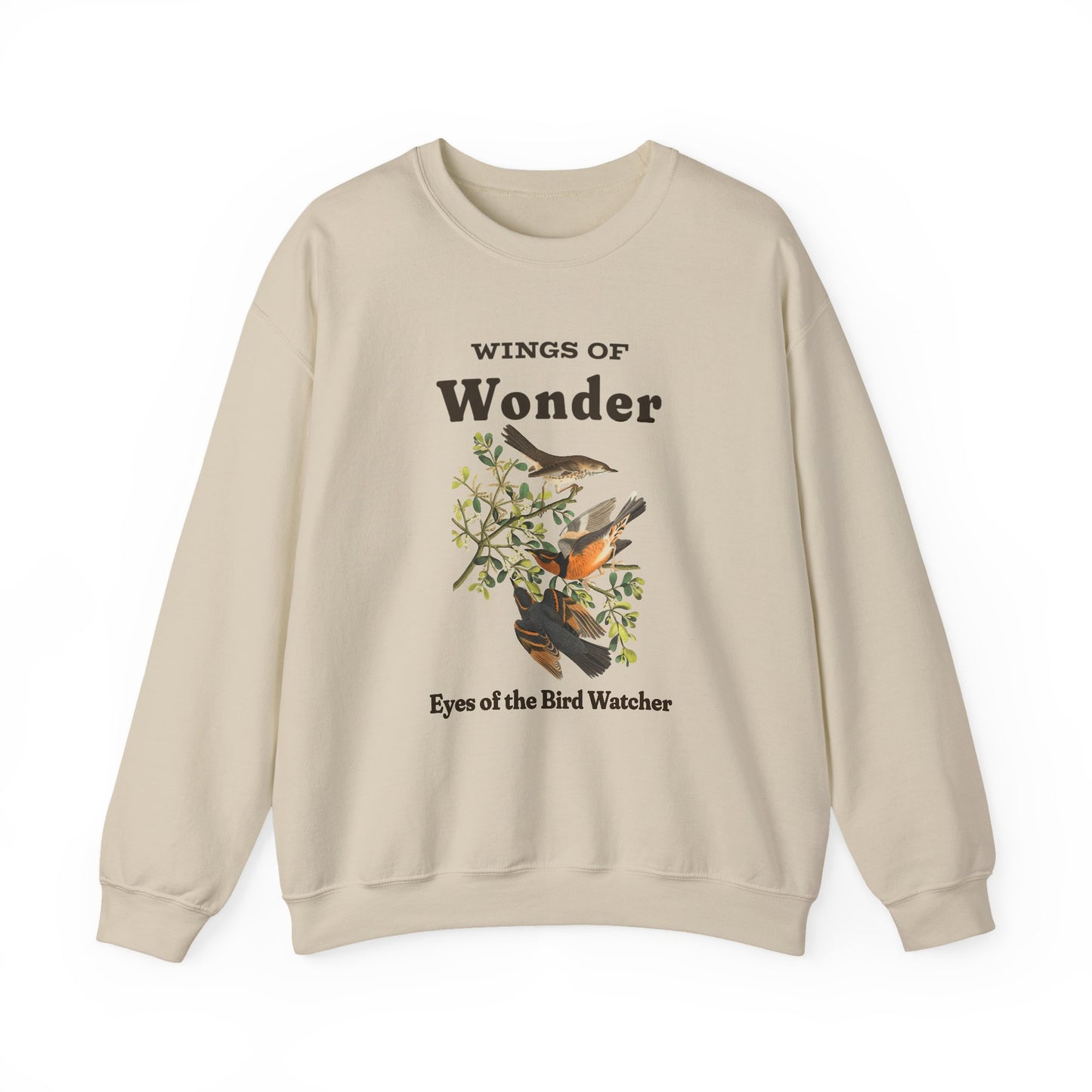 Wings of Wonder Crewneck Sweatshirt - Perfect Gift for Bird Watchers