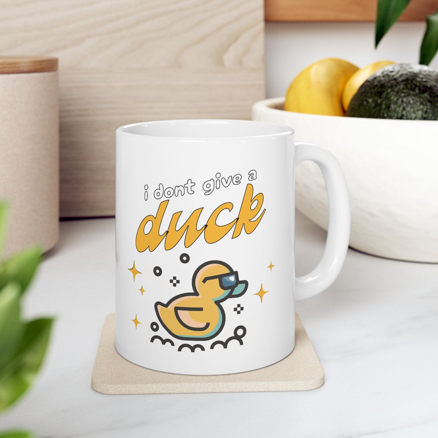 Funny Duck Ceramic Mug - 11oz & 15oz - Perfect Gift for Quirky Friends