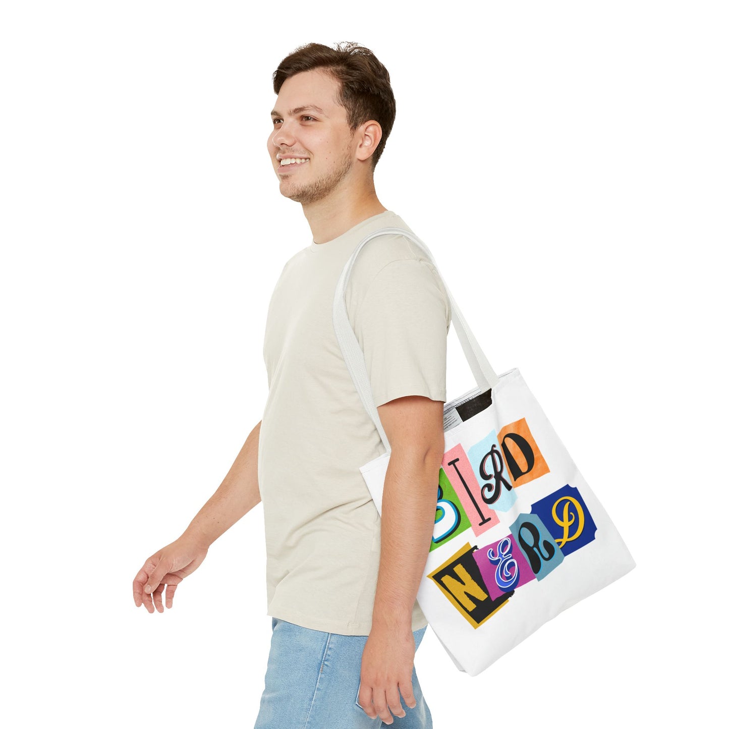 Colorful "Bird Nerd" Tote Bag - Perfect for Nature Lovers & Birdwatchers