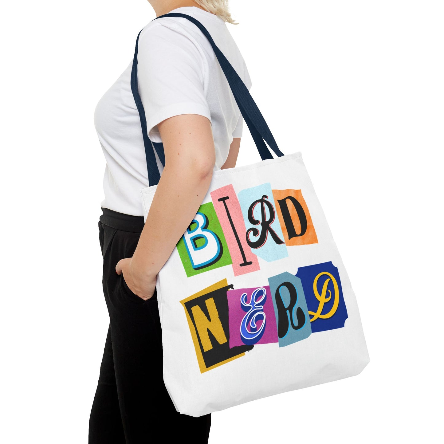 Colorful "Bird Nerd" Tote Bag - Perfect for Nature Lovers & Birdwatchers