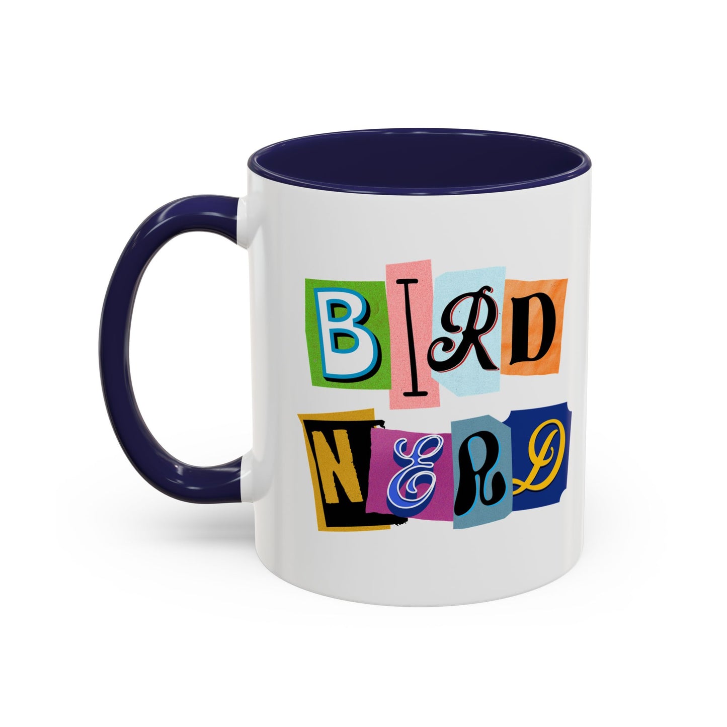 Bird Nerd Accent Coffee Mug - Fun & Quirky Gift for Bird Lovers