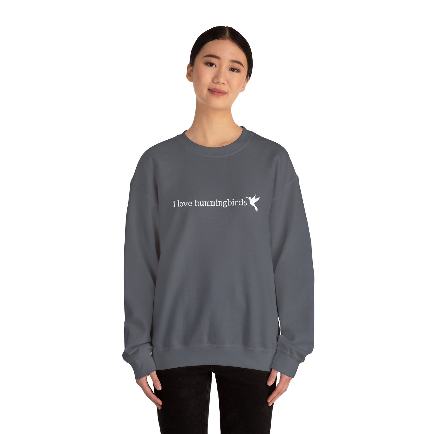 I Love Hummingbirds - Unisex Heavy Blend™ Crewneck Sweatshirt