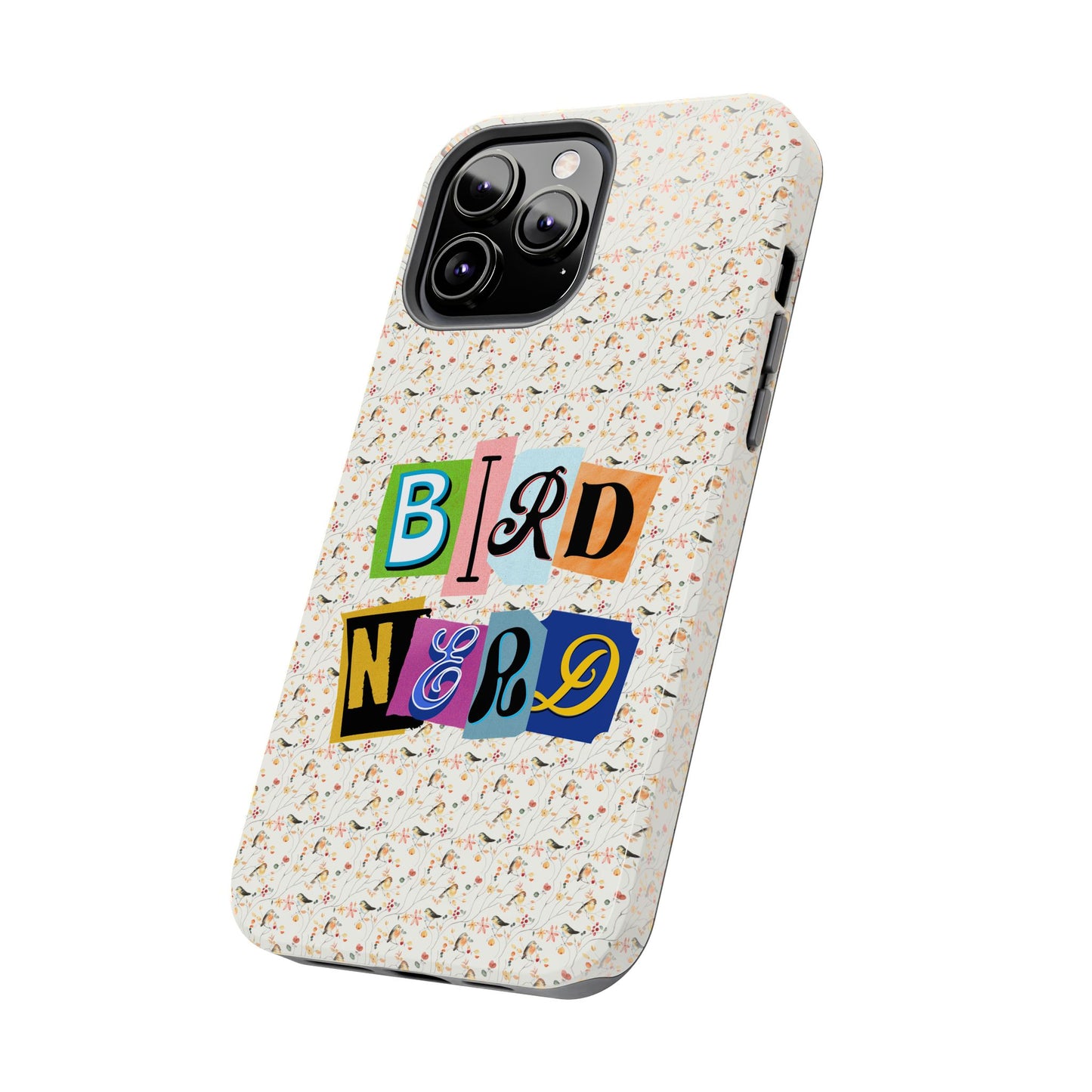 Bird Nerd Tough Phone Case - Fun & Colorful Design for Bird Lovers