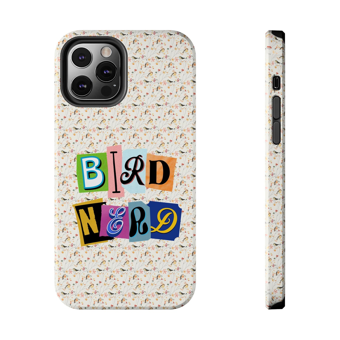 Bird Nerd Tough Phone Case - Fun & Colorful Design for Bird Lovers