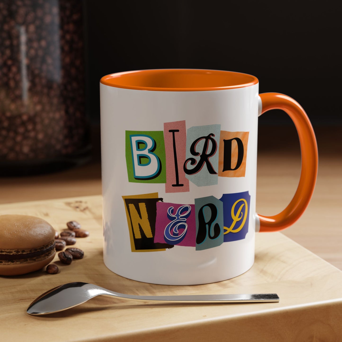 Bird Nerd Accent Coffee Mug - Fun & Quirky Gift for Bird Lovers