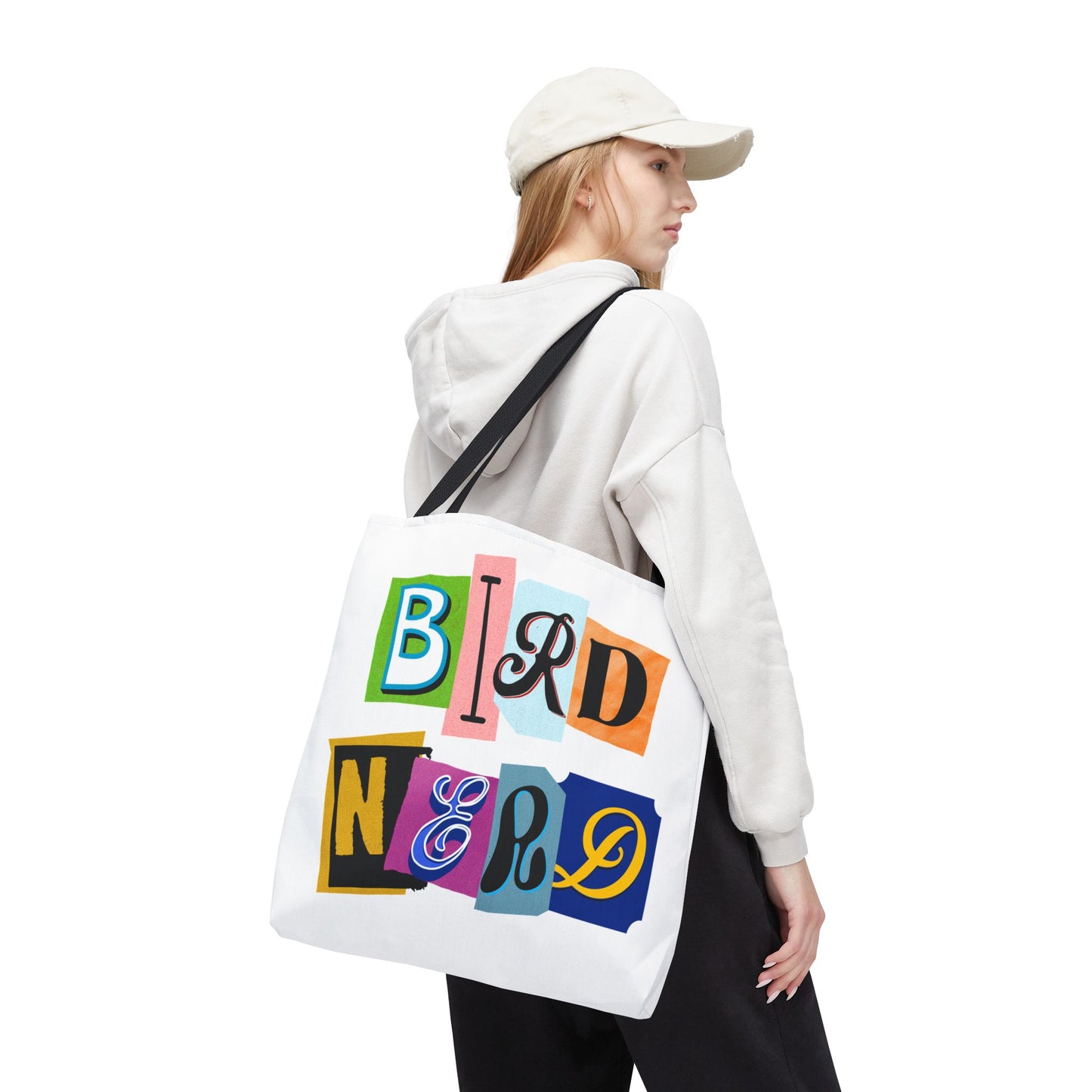 Colorful "Bird Nerd" Tote Bag - Perfect for Nature Lovers & Birdwatchers
