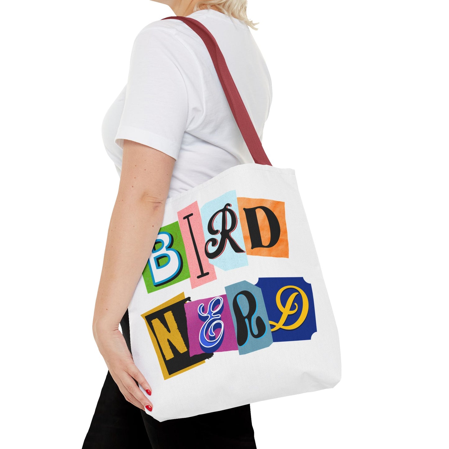 Colorful "Bird Nerd" Tote Bag - Perfect for Nature Lovers & Birdwatchers
