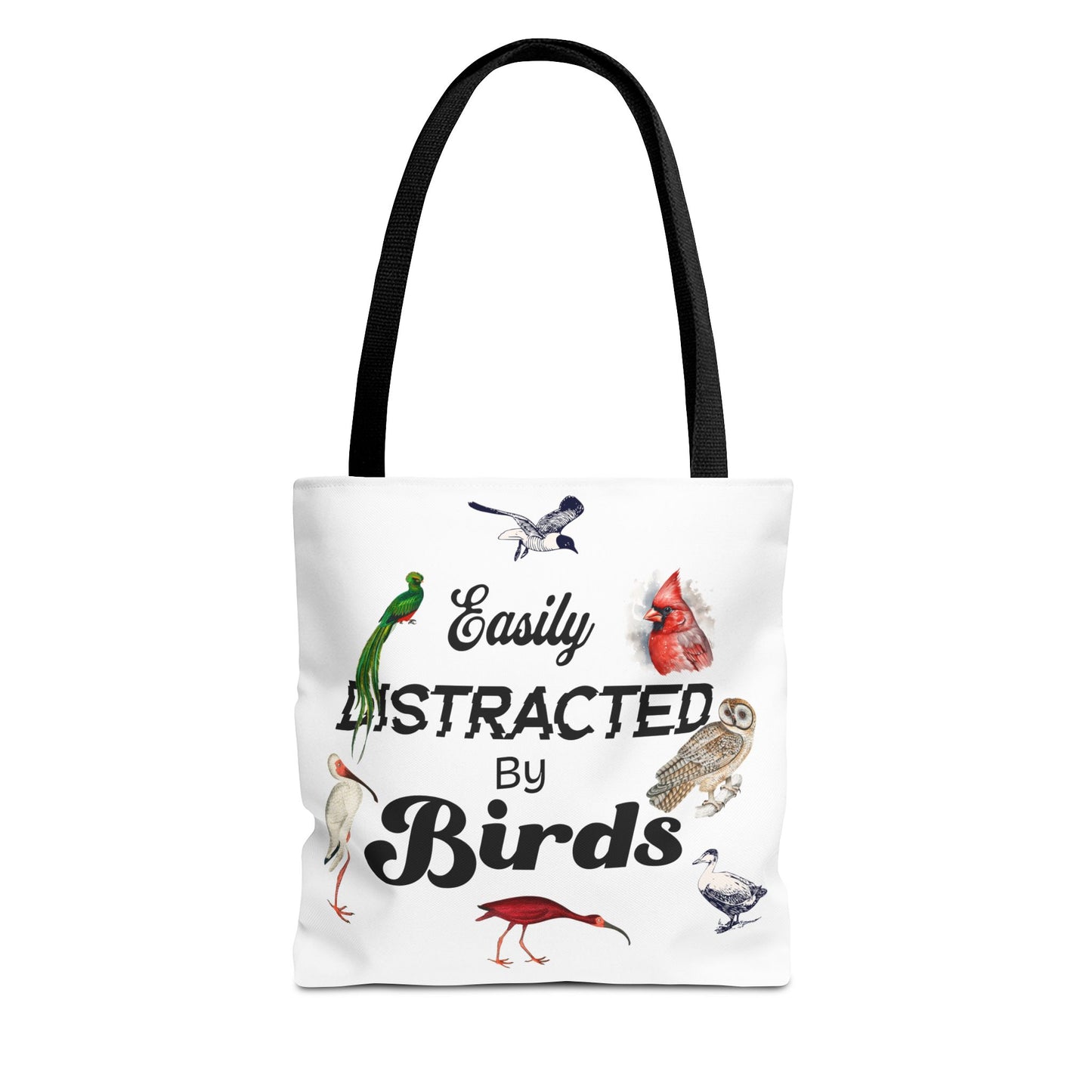 Easily Distracted By Birds Tote Bag – Perfect for Bird Lovers & Nature Enthusiasts