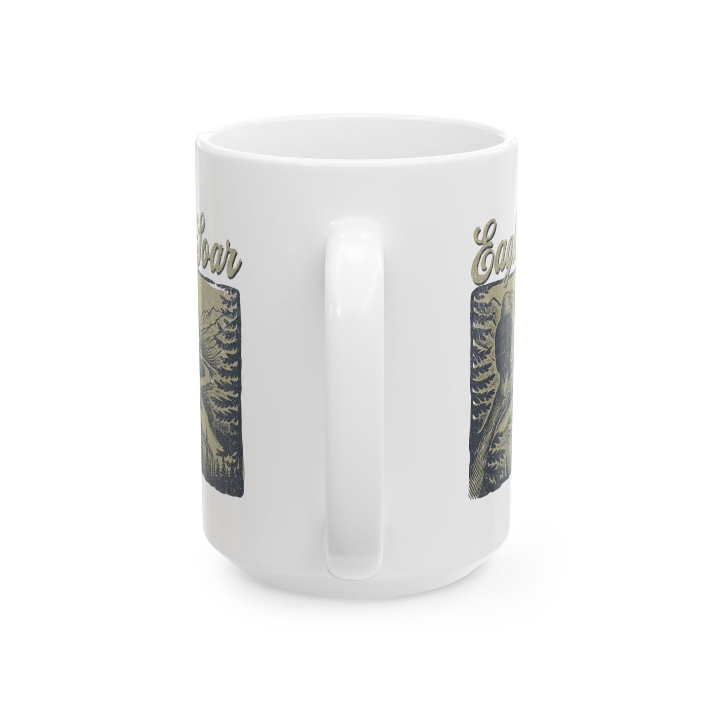 Eagles Soar Ceramic Mug - Perfect for Gifting and Celebrations