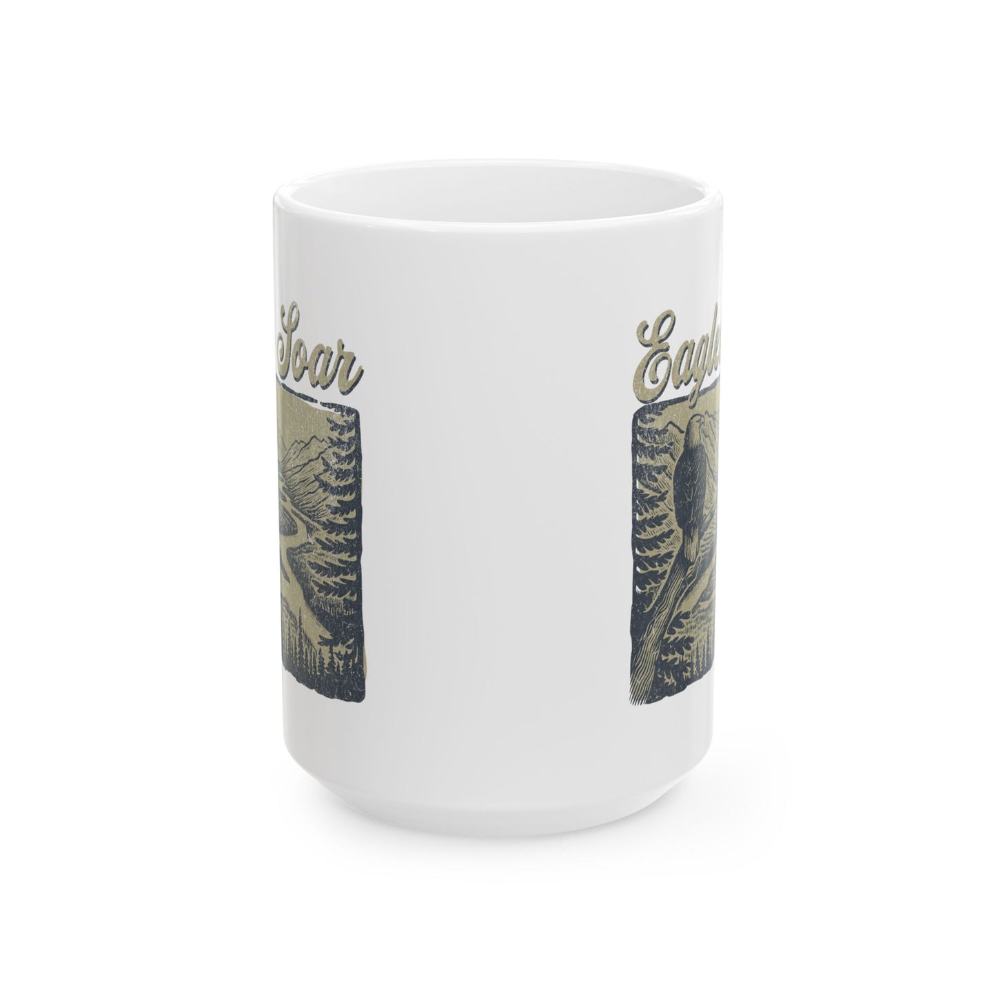 Eagles Soar Ceramic Mug - Perfect for Gifting and Celebrations