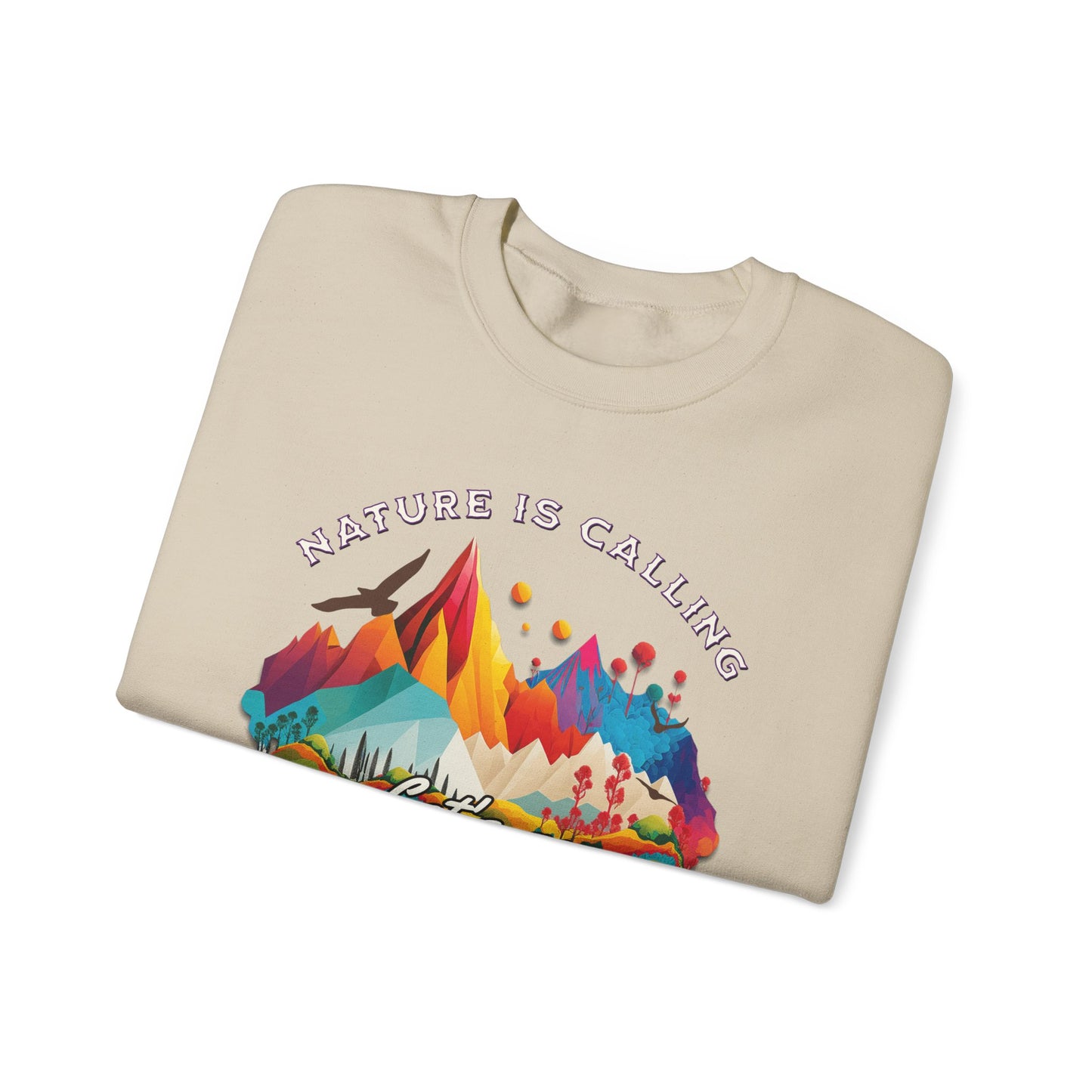 Nature is Calling Birding Sweatshirt | Unisex Heavy Blend™ Crewneck for Outdoor Lovers
