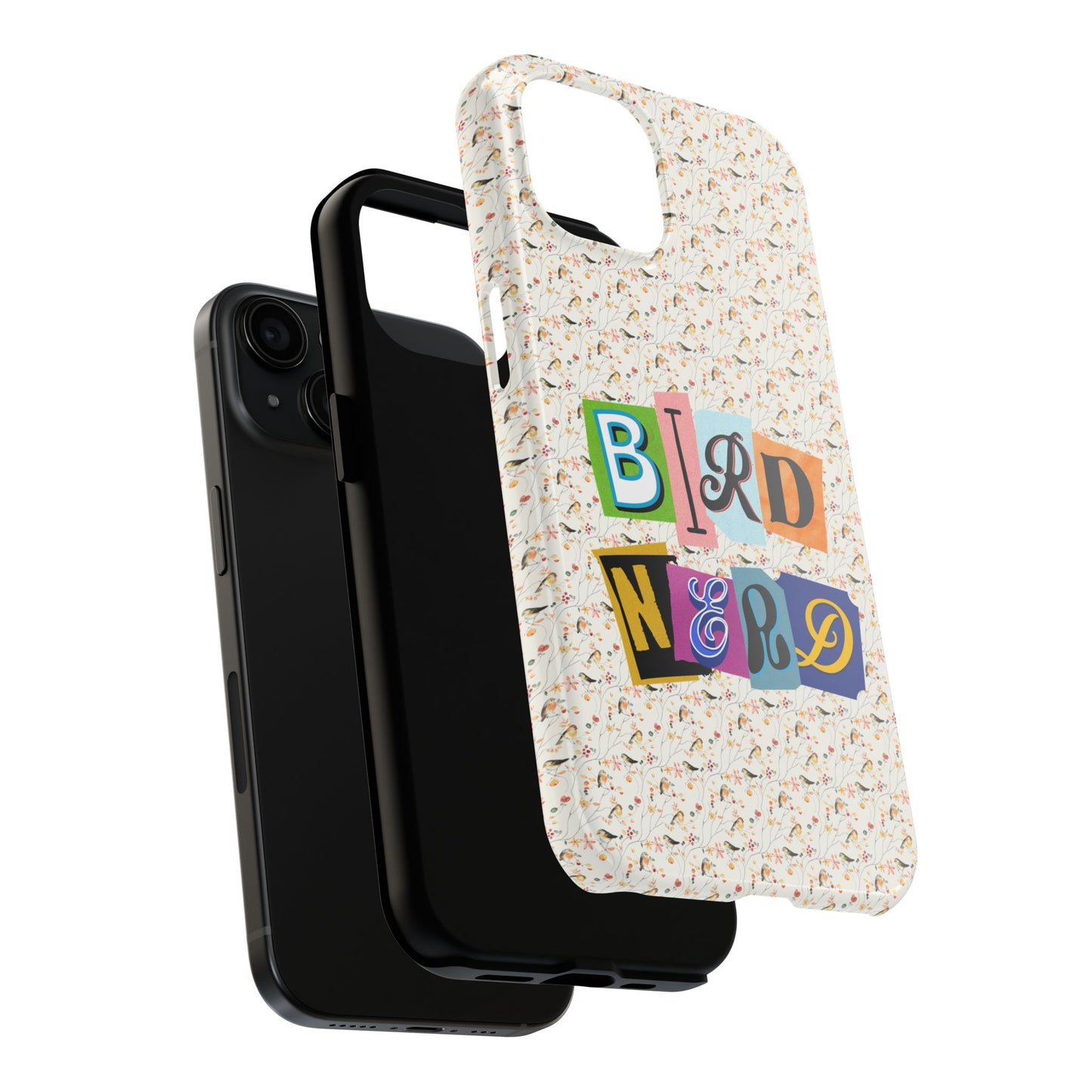 Bird Nerd Tough Phone Case - Fun & Colorful Design for Bird Lovers