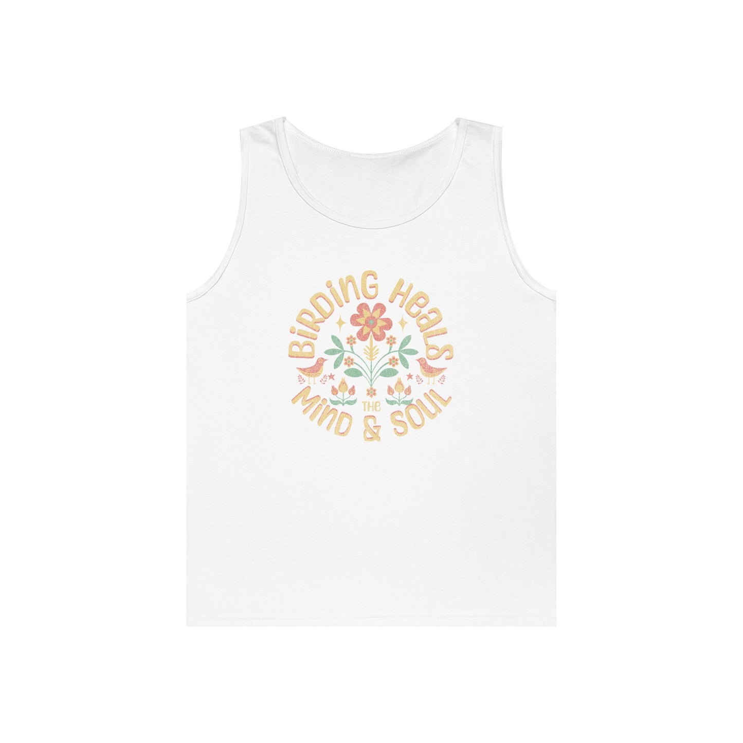 Birding Heals Tank Top, Gift for Bird Lovers