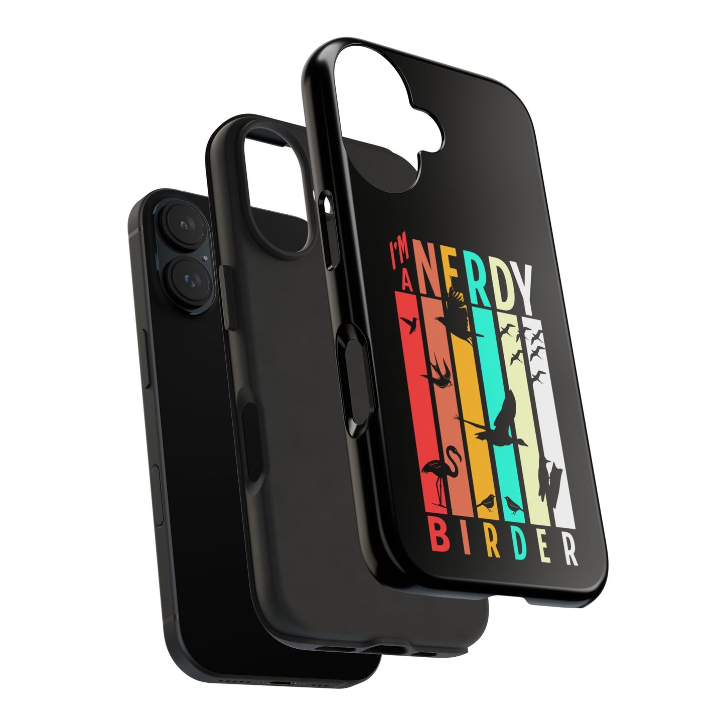 The Nerdy Birder - I'm A Nerdy Birder Phone Case, Nature Lover Gift, Eco-friendly Tough Phone Cover