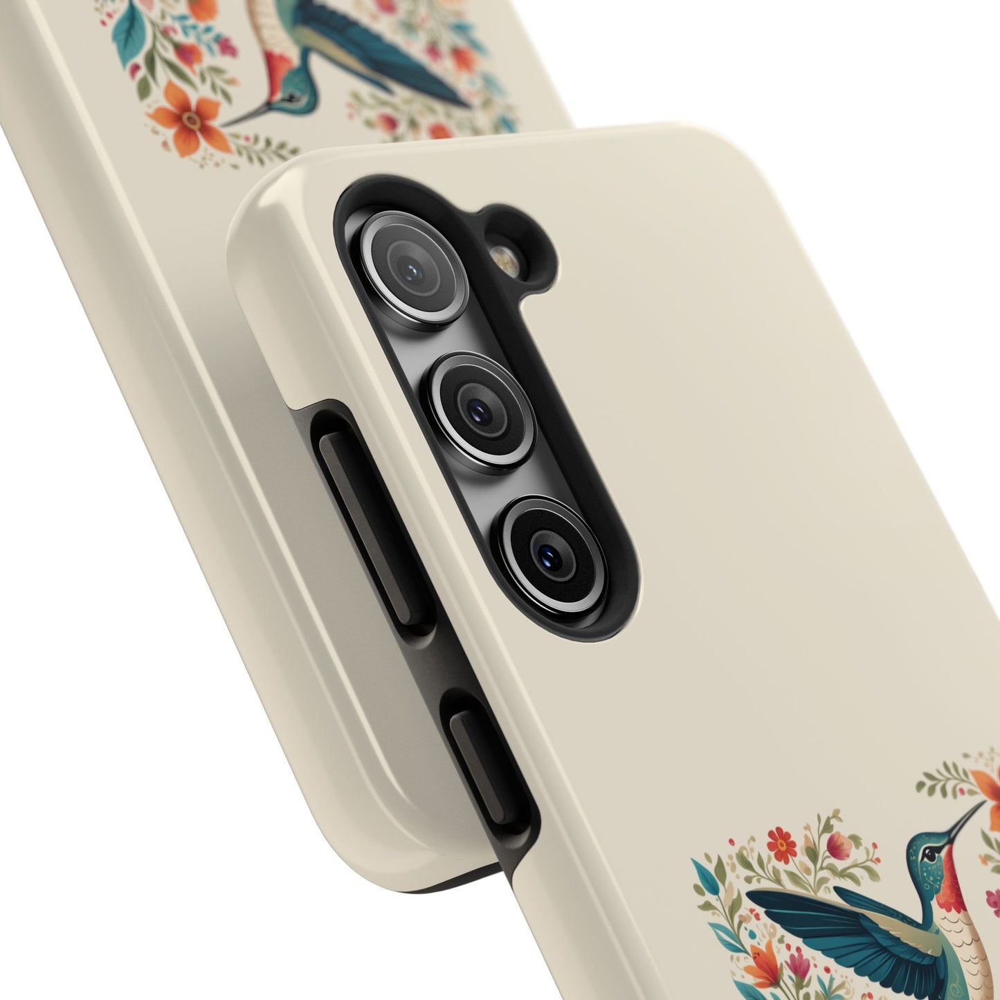 Hummingbird in Bloom Tough Phone Cases