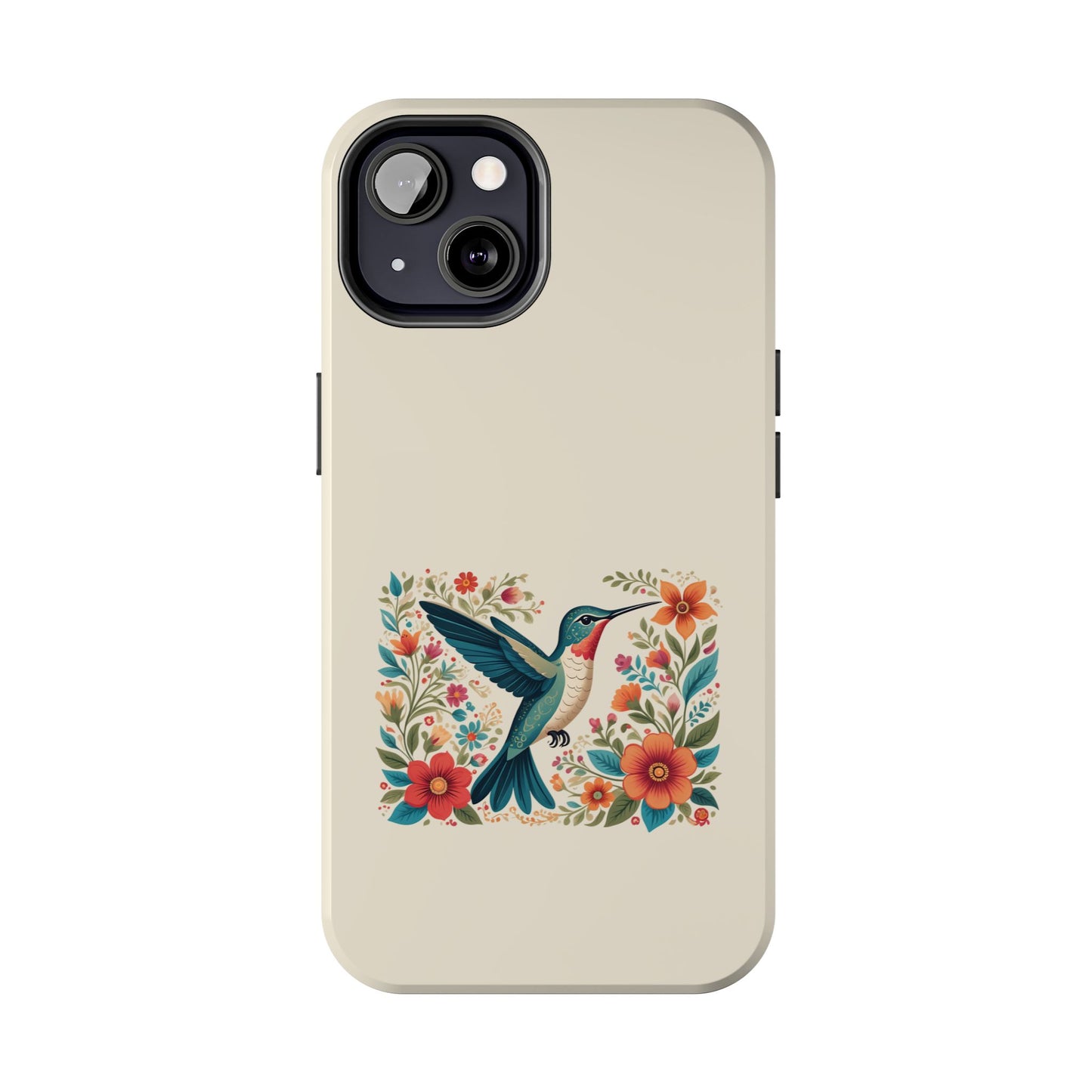 Hummingbird in Bloom Tough Phone Cases
