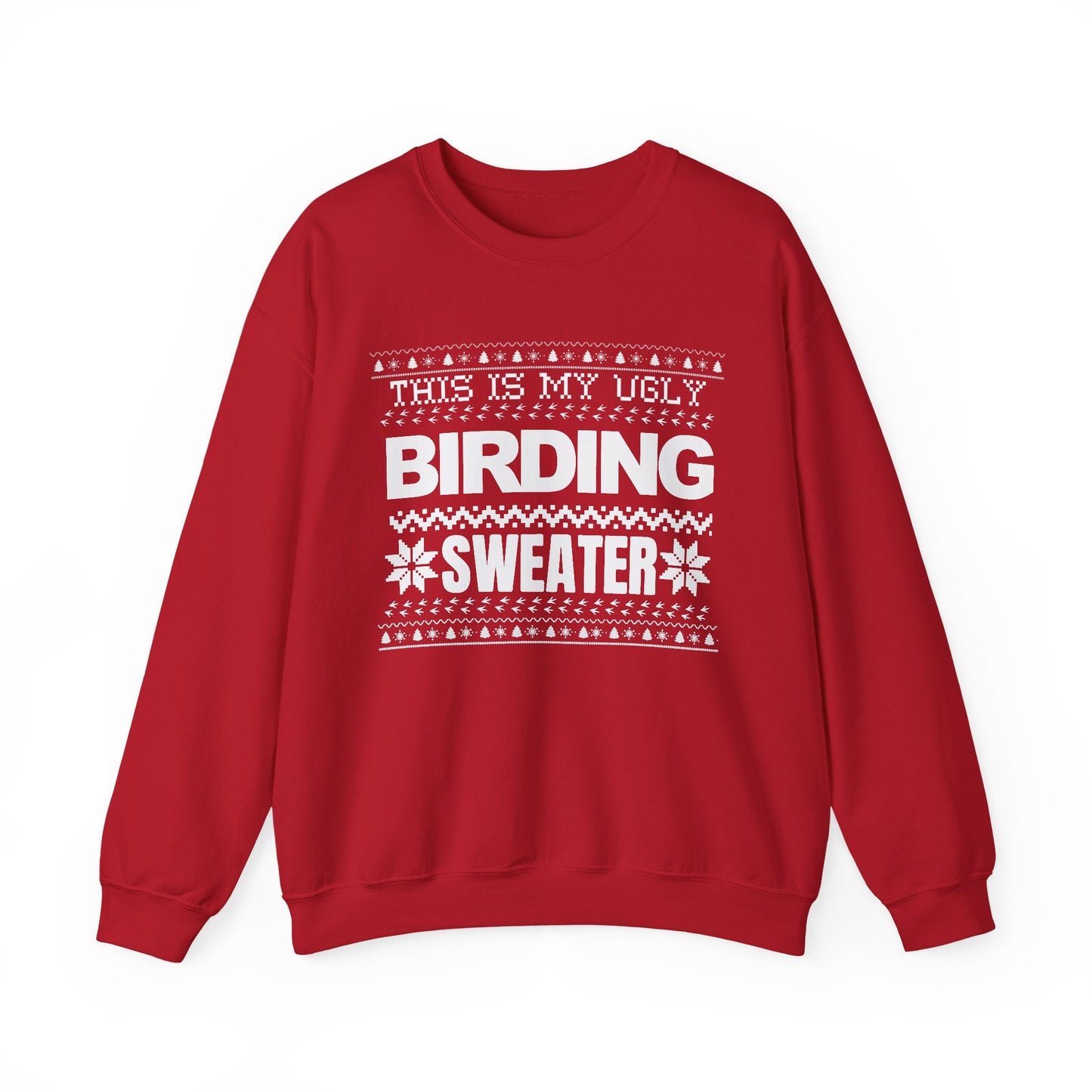 Ugly Birding Sweater - Unisex Heavy Blend Crewneck for Bird Lovers