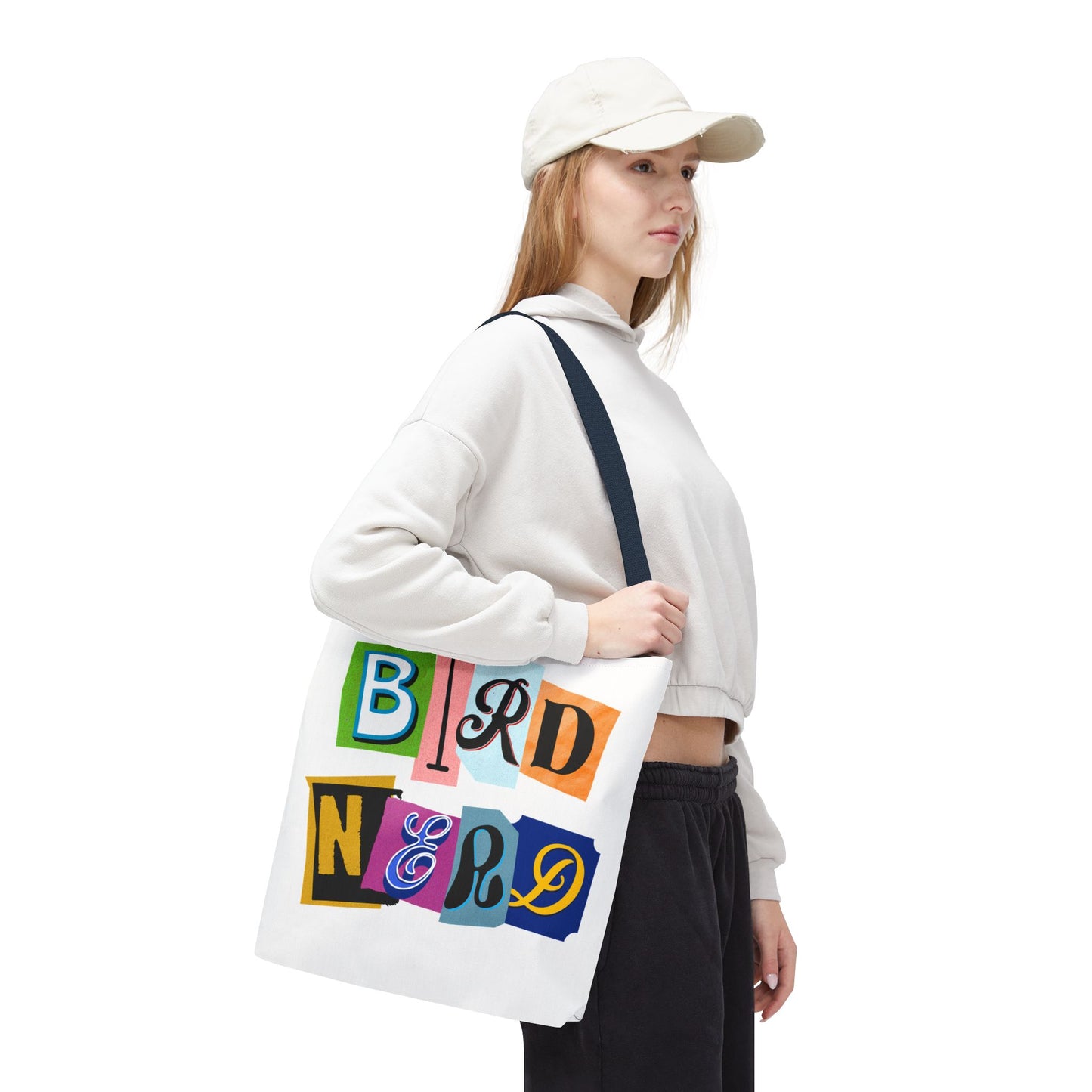 Colorful "Bird Nerd" Tote Bag - Perfect for Nature Lovers & Birdwatchers