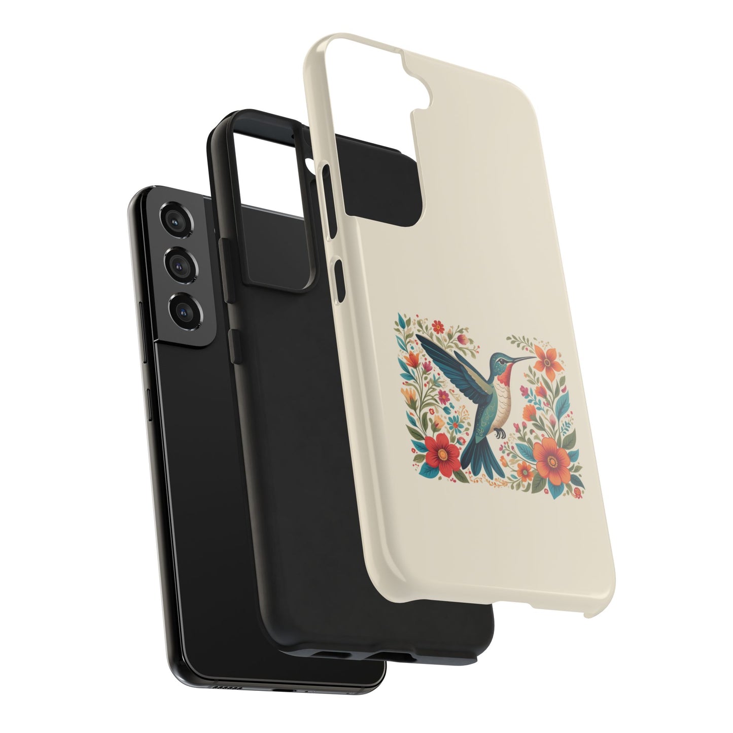 Hummingbird in Bloom Tough Phone Cases