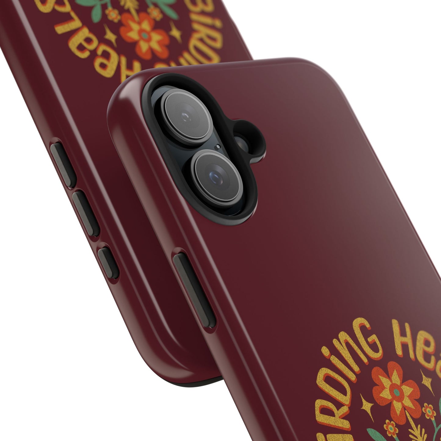 The Nerdy Birder - Birding Heals the Mind & Soul Design, Tough Secure Phone Covers for Bird Lovers, Artistic Gifts for Nature Enthusiasts