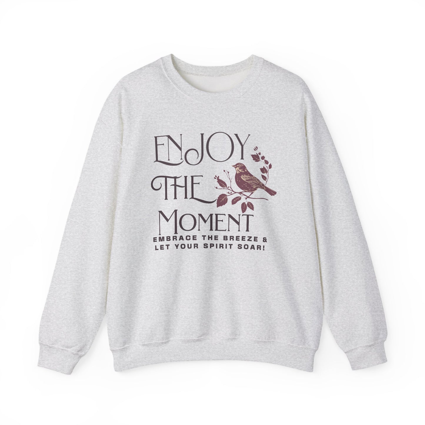 Enjoy The Moment Unisex Heavy Blend™ Crewneck Sweatshirt - Cozy Relaxation Wear