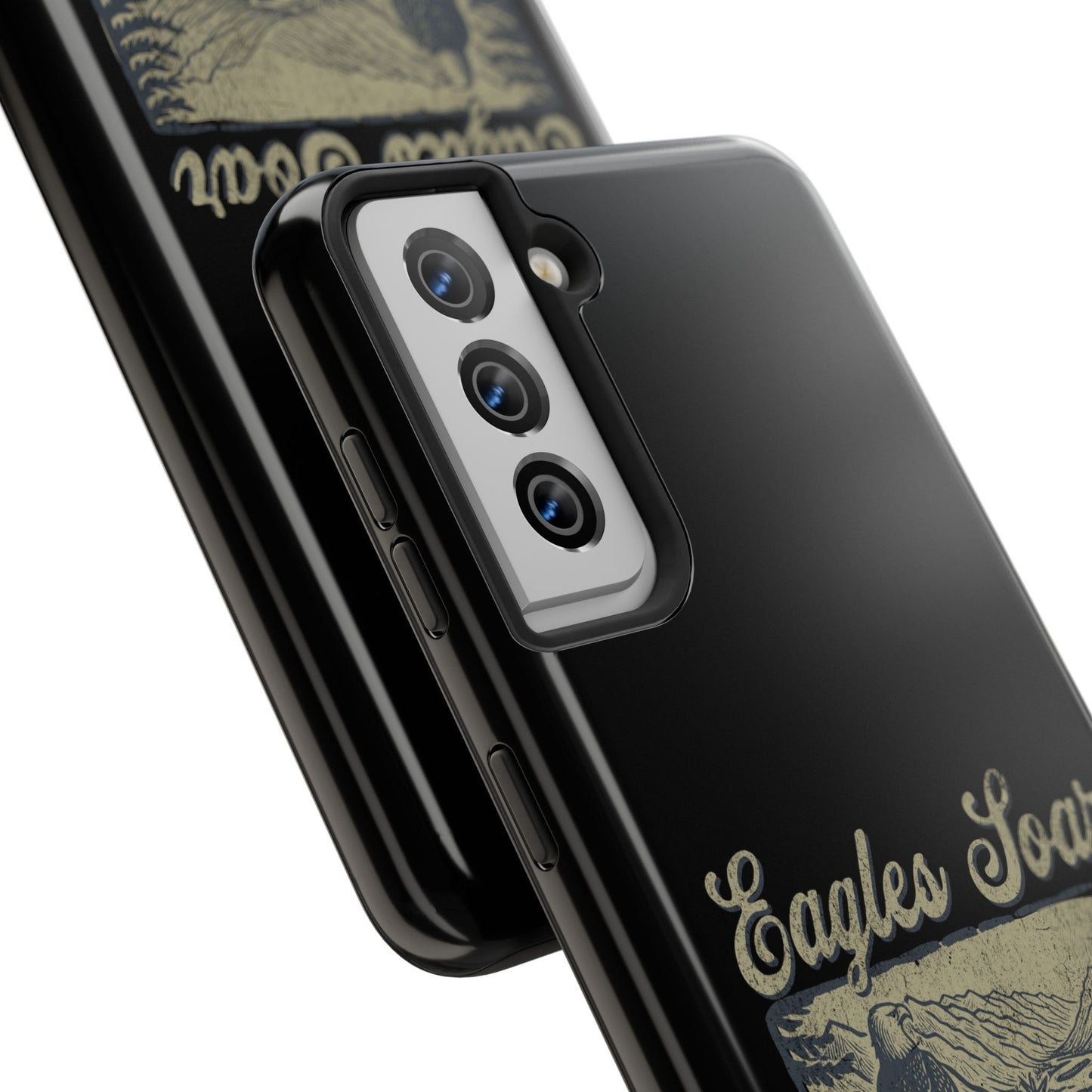 The Nerdy Birder - Eagles Soar Tough Phone Case, Nature Lover Gift, Hiking Accessory, Wildlife Enthusiast, Adventure Protection Case