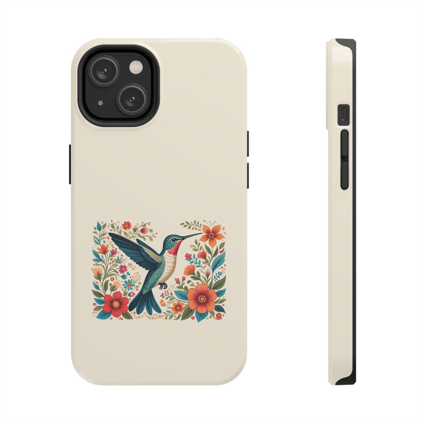 Hummingbird in Bloom Tough Phone Cases