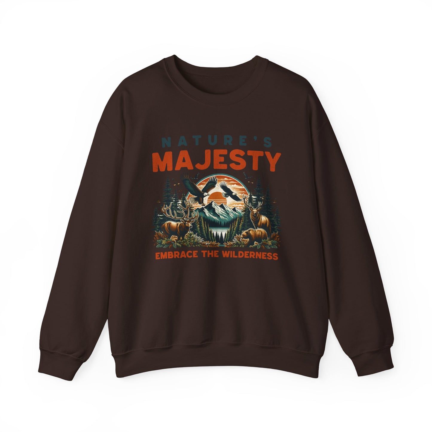 Nature's Majesty Graphic Sweatshirt - Embrace the Wilderness