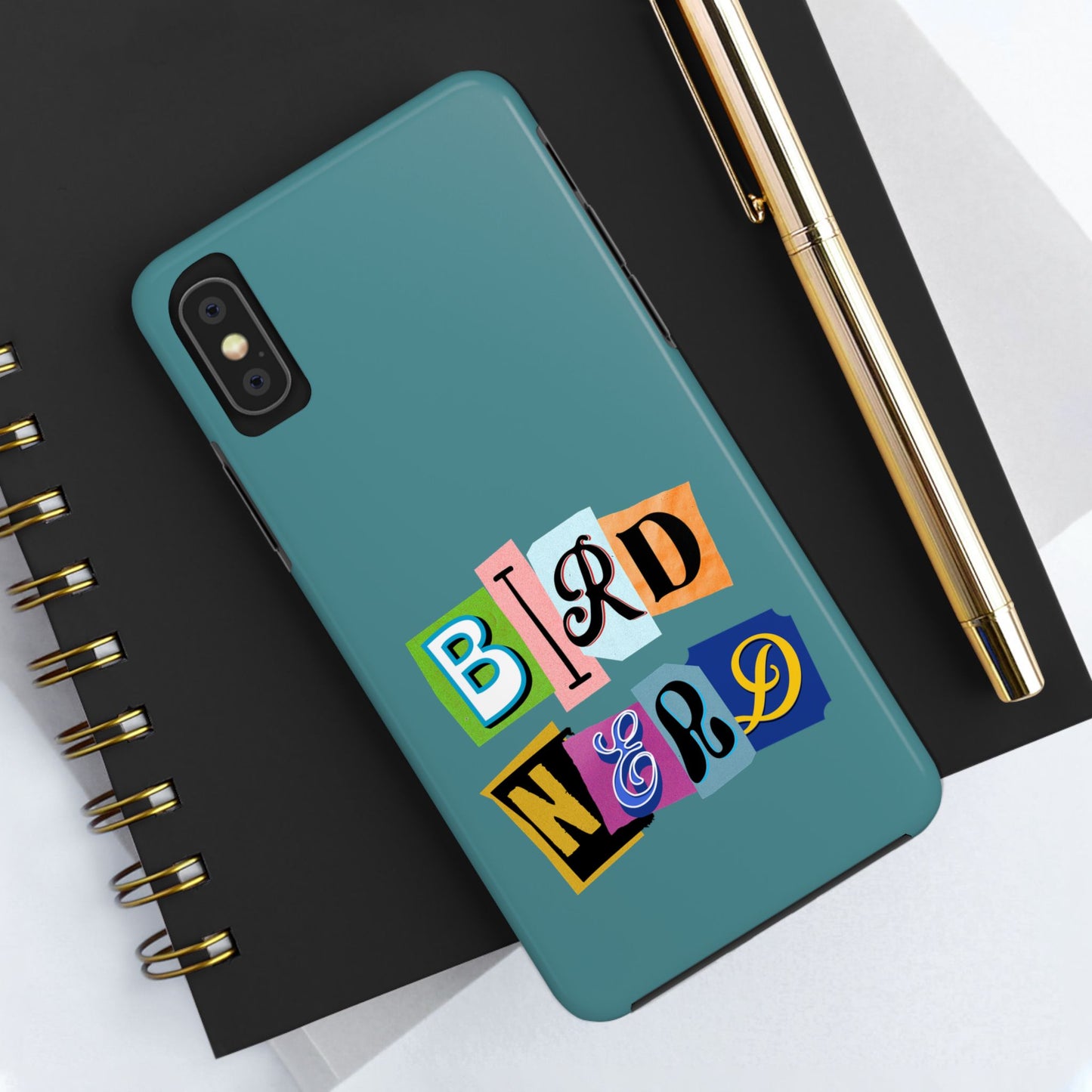 The Nerdy Birder - Bird Nerd Tough Phone Cover for Bird Lovers, Unique Gift for Wildlife Enthusiasts