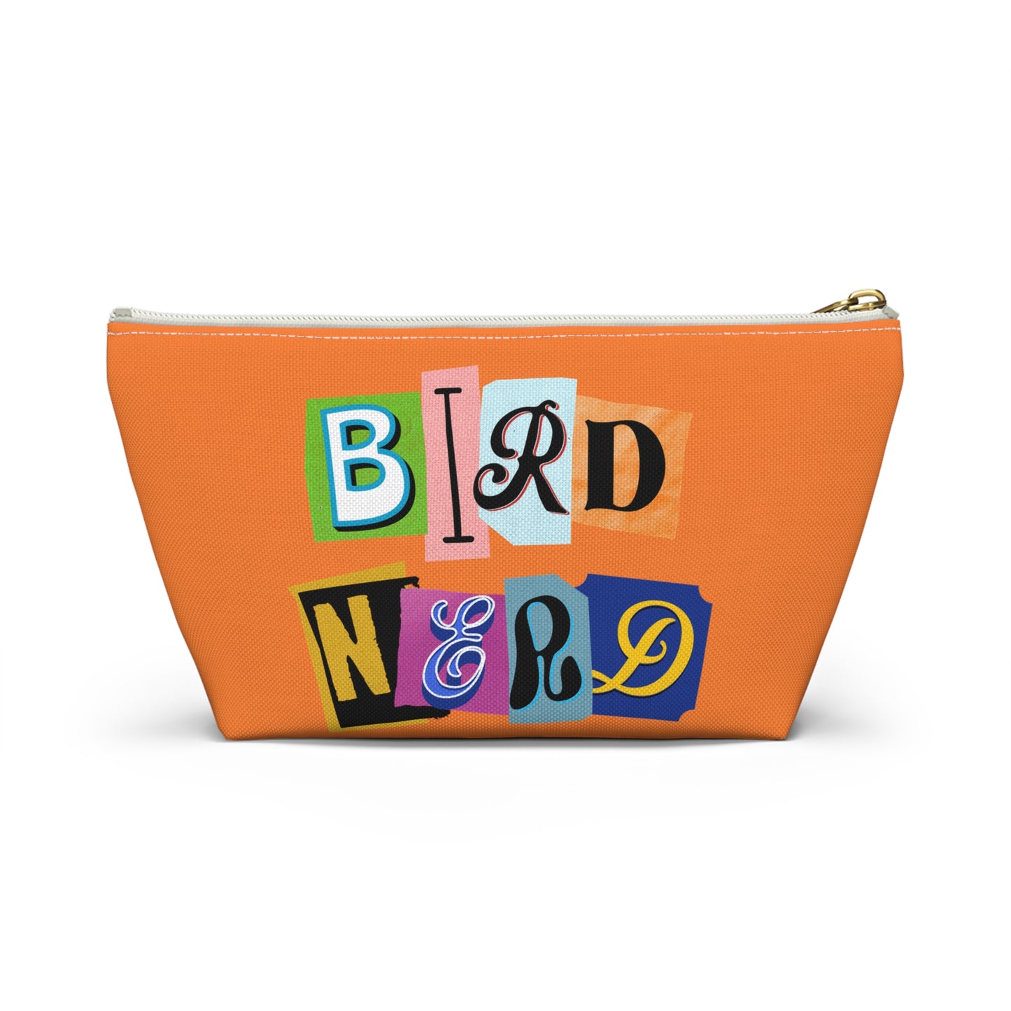 Colorful Bird Nerd Accessory Pouch - Fun & Functional