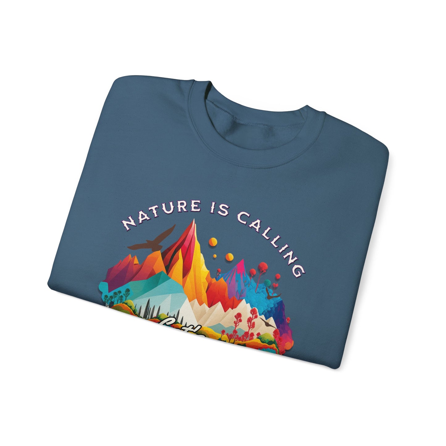 Nature is Calling Birding Sweatshirt | Unisex Heavy Blend™ Crewneck for Outdoor Lovers