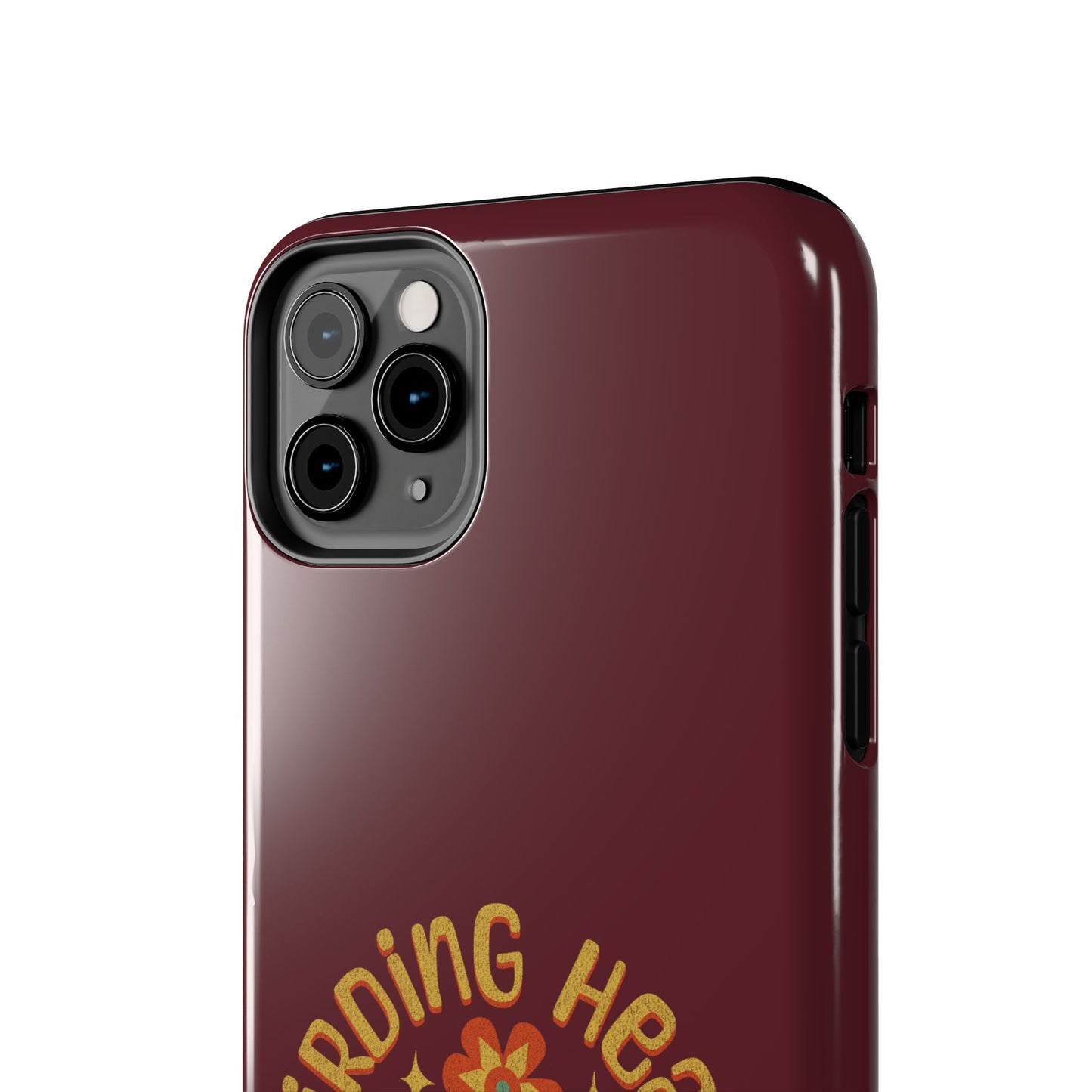 The Nerdy Birder - Birding Heals the Mind & Soul Design, Tough Secure Phone Covers for Bird Lovers, Artistic Gifts for Nature Enthusiasts