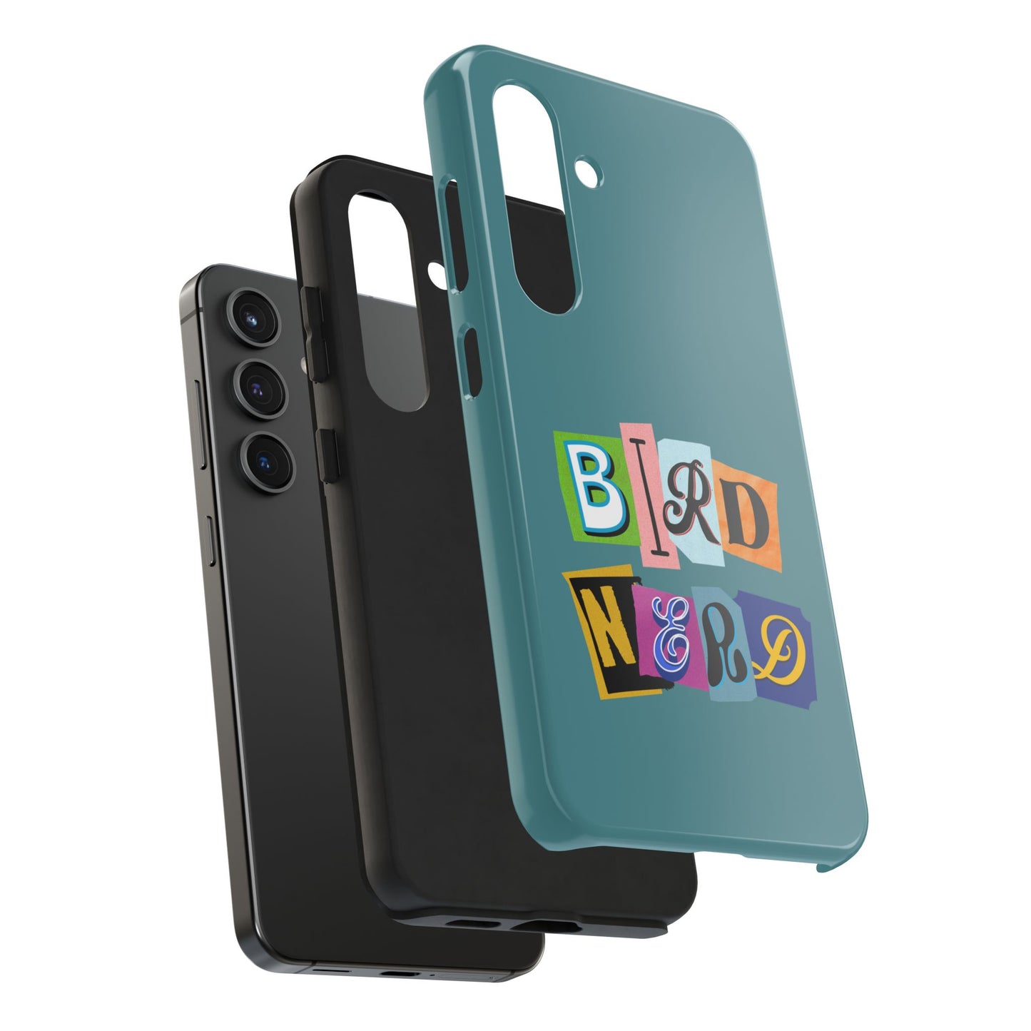 The Nerdy Birder - Bird Nerd Tough Phone Cover for Bird Lovers, Unique Gift for Wildlife Enthusiasts