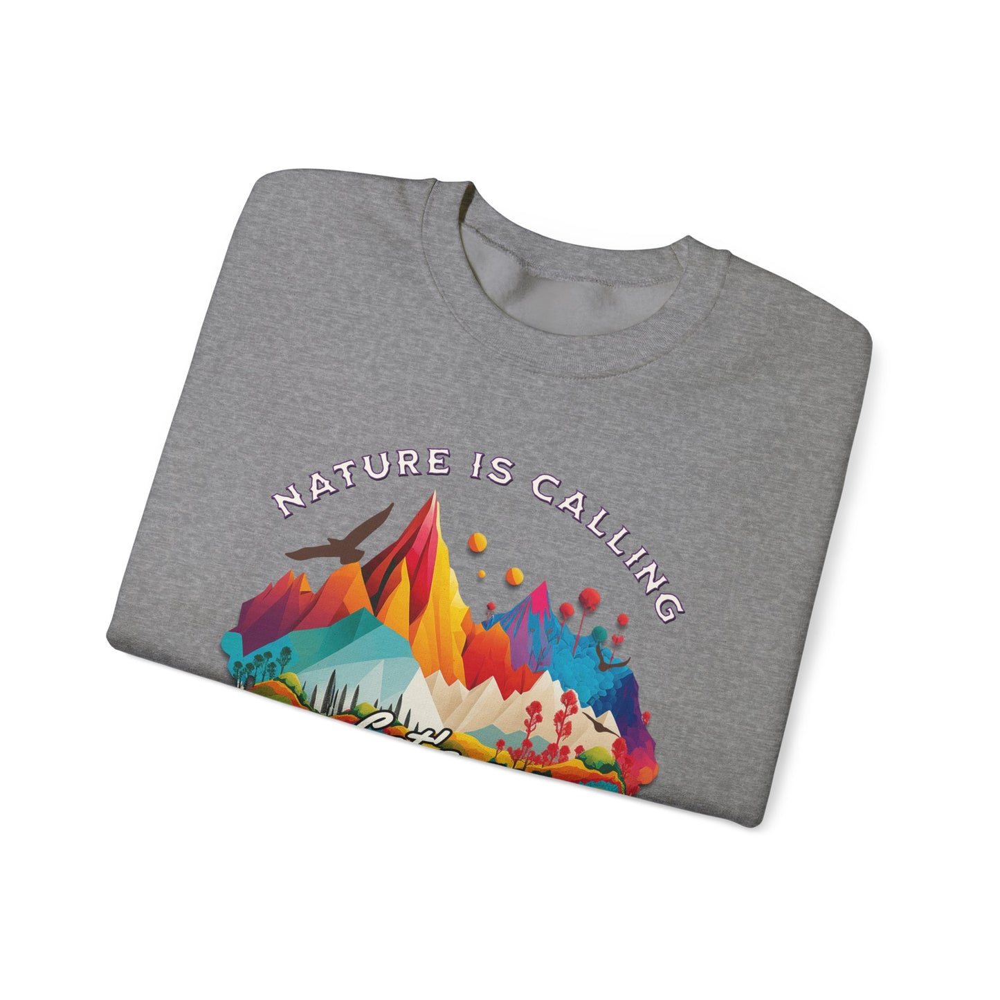 Nature is Calling Birding Sweatshirt | Unisex Heavy Blend™ Crewneck for Outdoor Lovers
