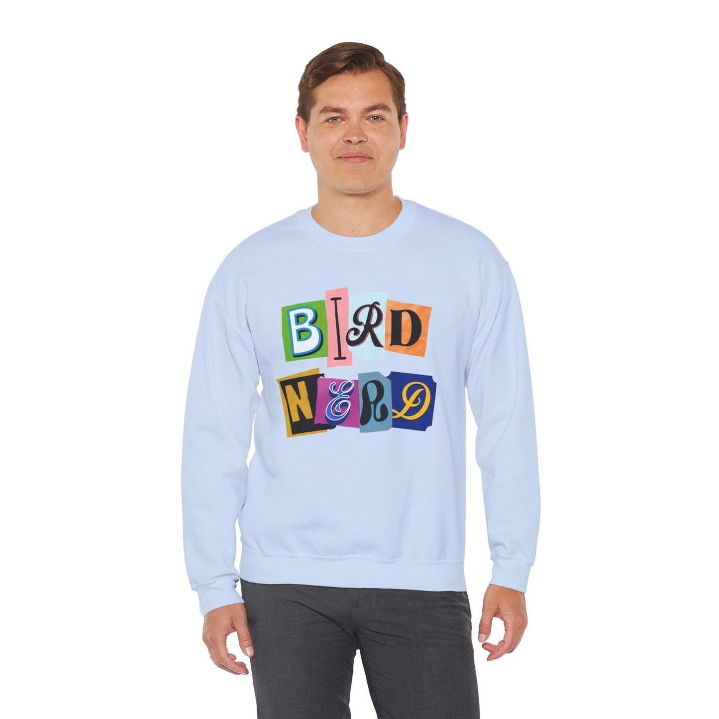Bird Nerd Crewneck Sweatshirt - Fun Casual Wear for Bird Lovers