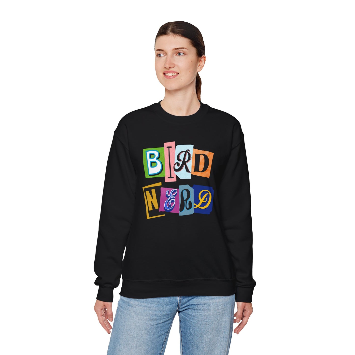 Bird Nerd Crewneck Sweatshirt - Fun Casual Wear for Bird Lovers