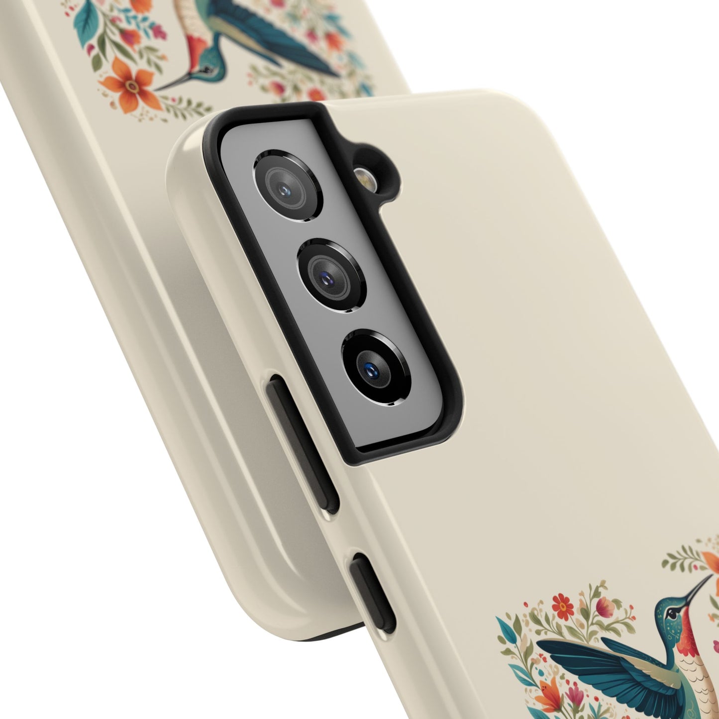 Hummingbird in Bloom Tough Phone Cases