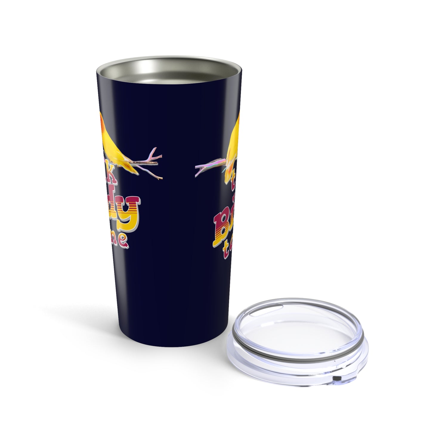 Talk Birdy to Me Navy 20oz Tumbler