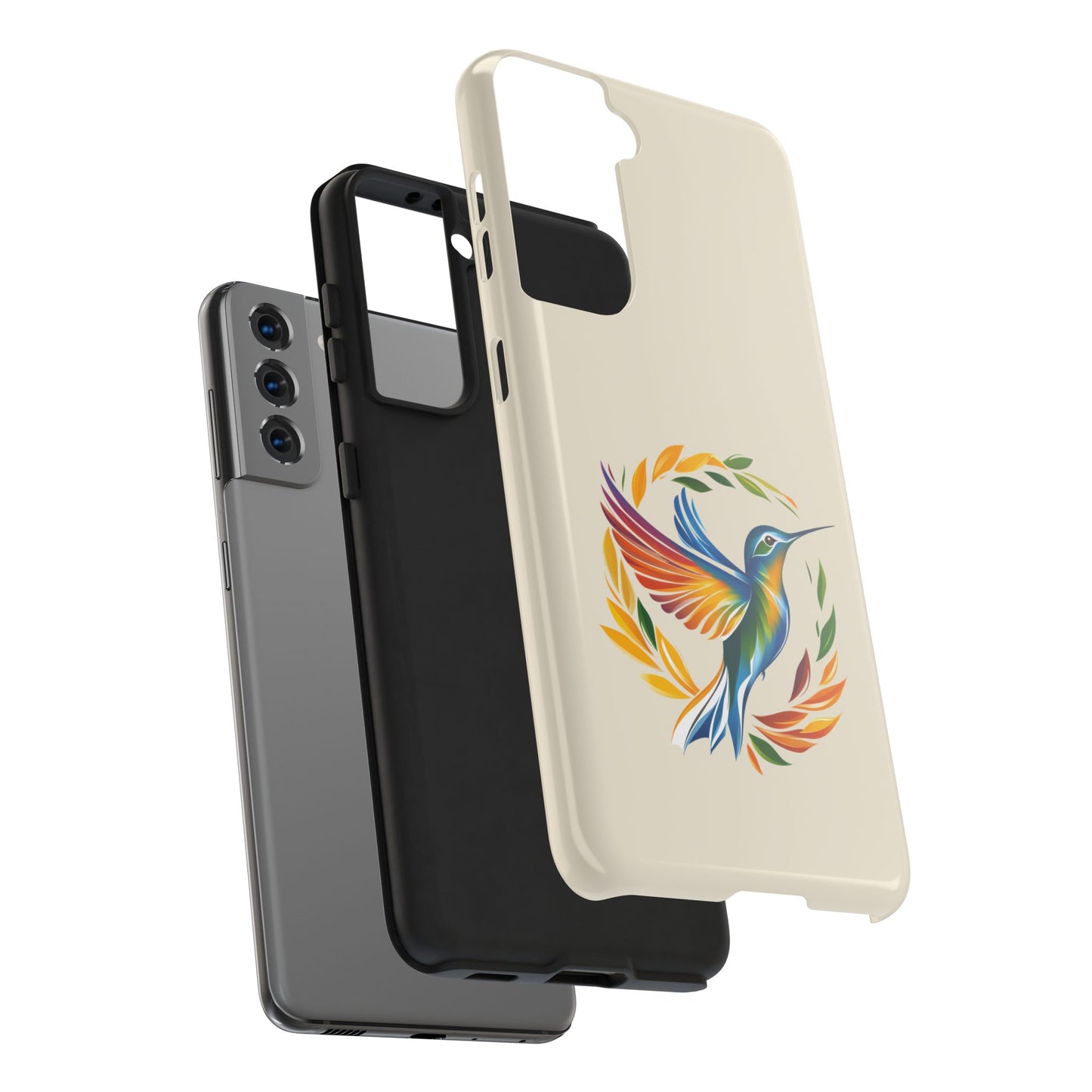 Hummingbird Rainbow Tough Phone Cases
