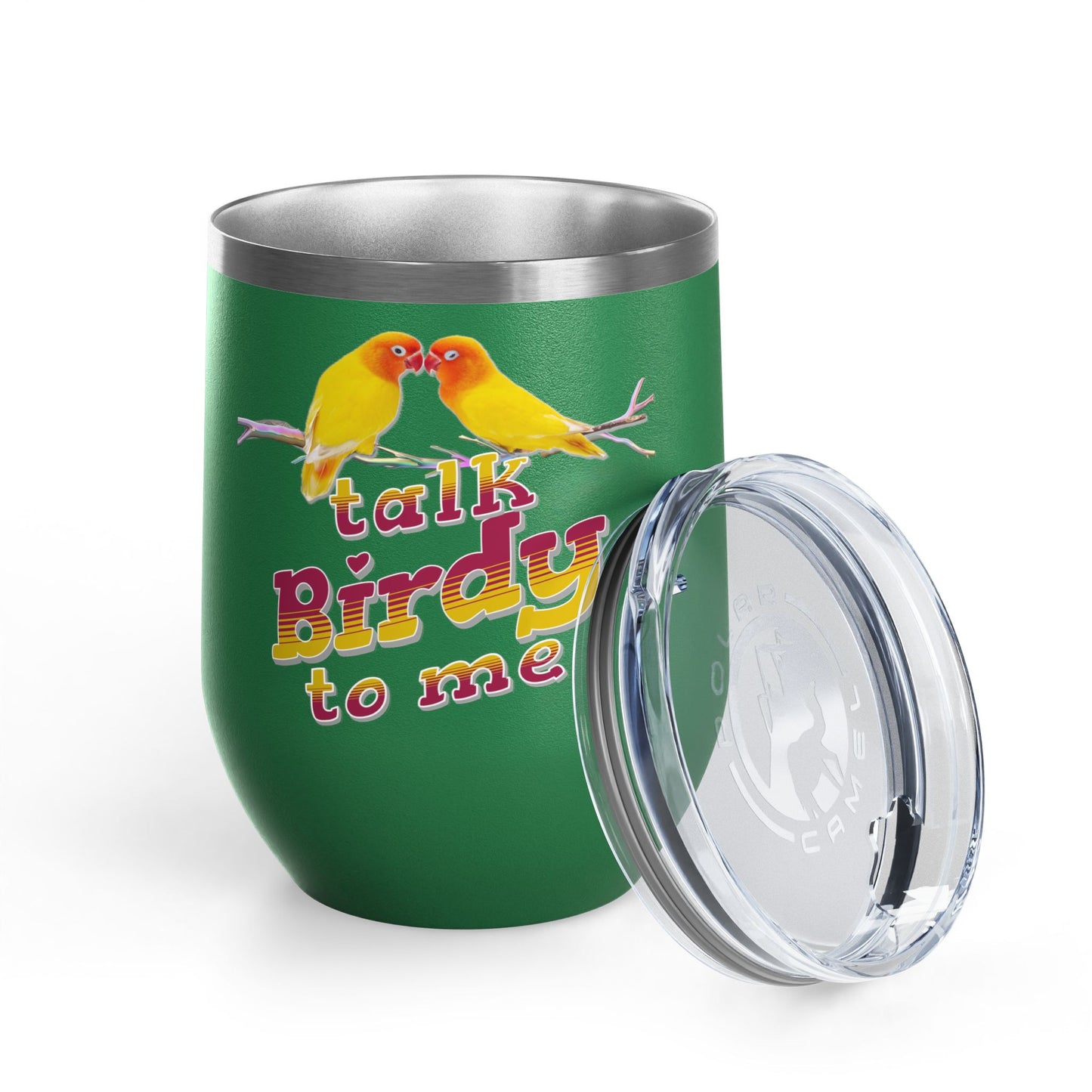 Talk Birdy To Me 12oz Wine Tumbler - Perfect Gift for Bird Lovers