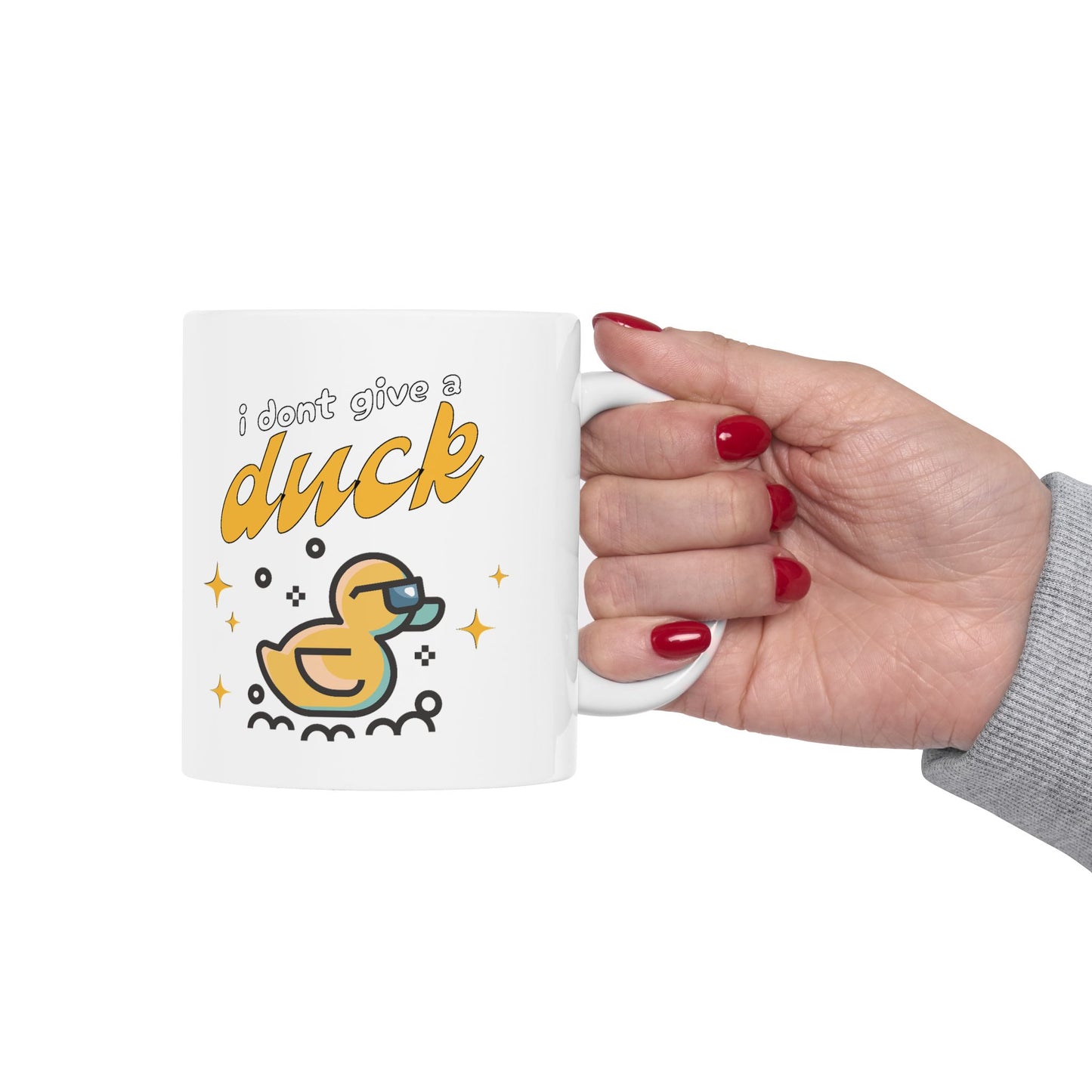 Funny Duck Ceramic Mug - 11oz & 15oz - Perfect Gift for Quirky Friends