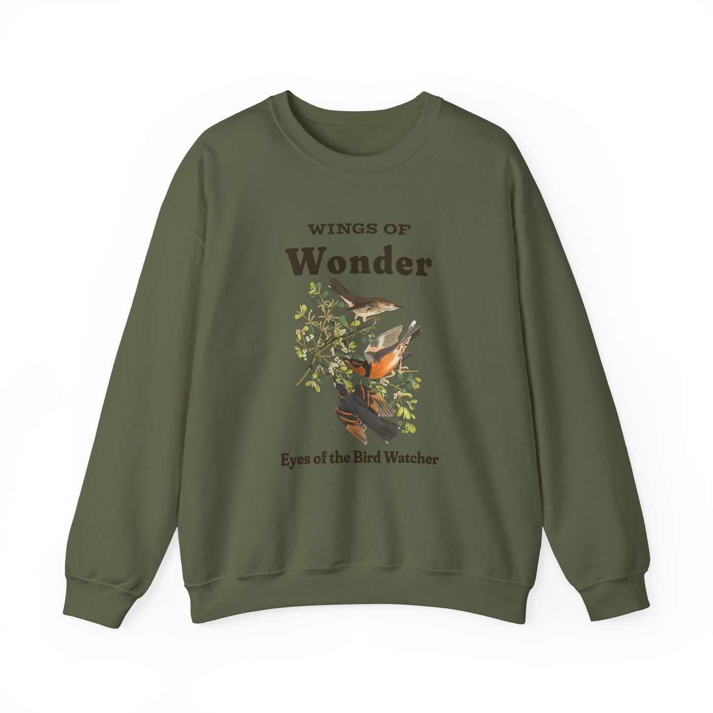 Wings of Wonder Crewneck Sweatshirt - Perfect Gift for Bird Watchers