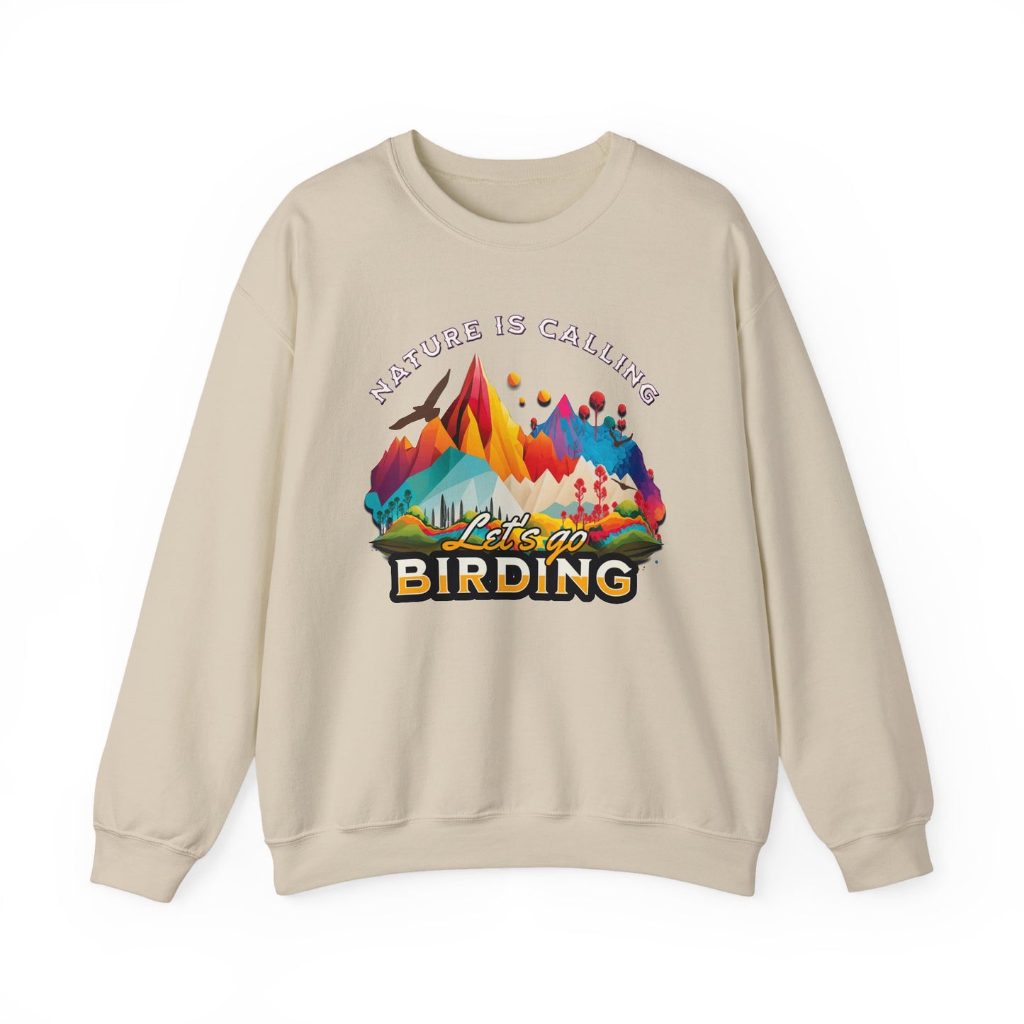 Nature is Calling Birding Sweatshirt | Unisex Heavy Blend™ Crewneck for Outdoor Lovers