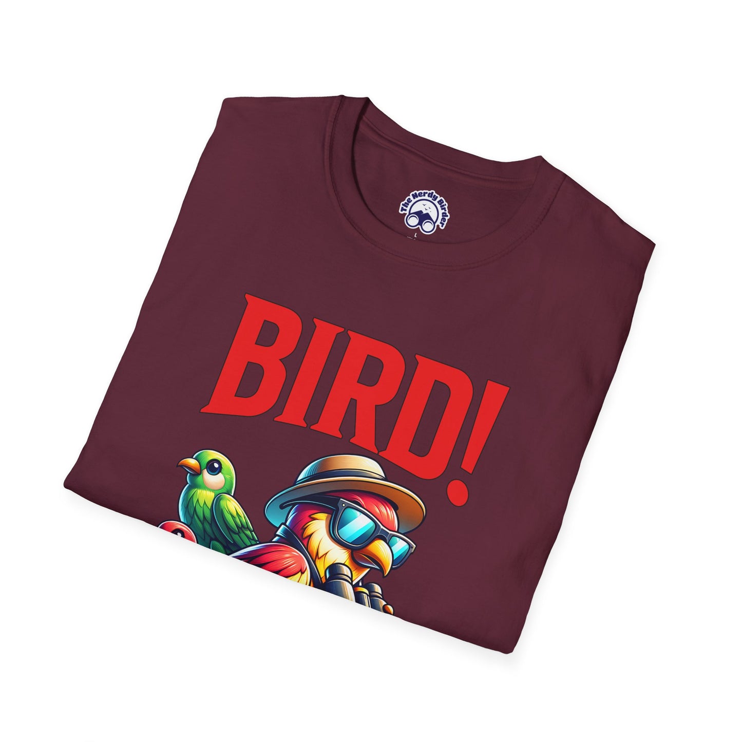 Colorful BIRD! Unisex Softstyle T-Shirt