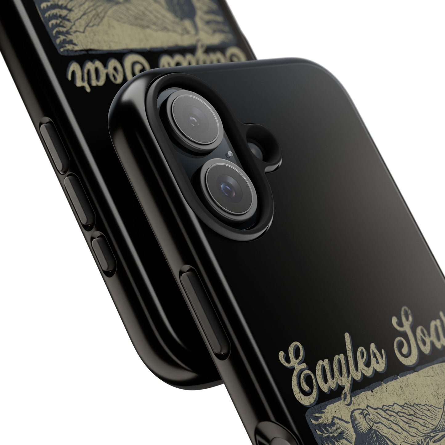 The Nerdy Birder - Eagles Soar Tough Phone Case, Nature Lover Gift, Hiking Accessory, Wildlife Enthusiast, Adventure Protection Case