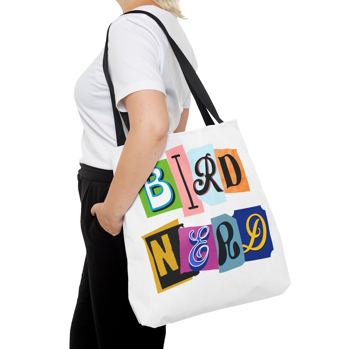 Colorful "Bird Nerd" Tote Bag - Perfect for Nature Lovers & Birdwatchers